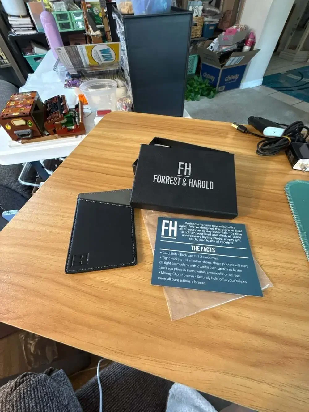 Forrest & Harold Slim RFID Minimalist Card Sleeve Wallet